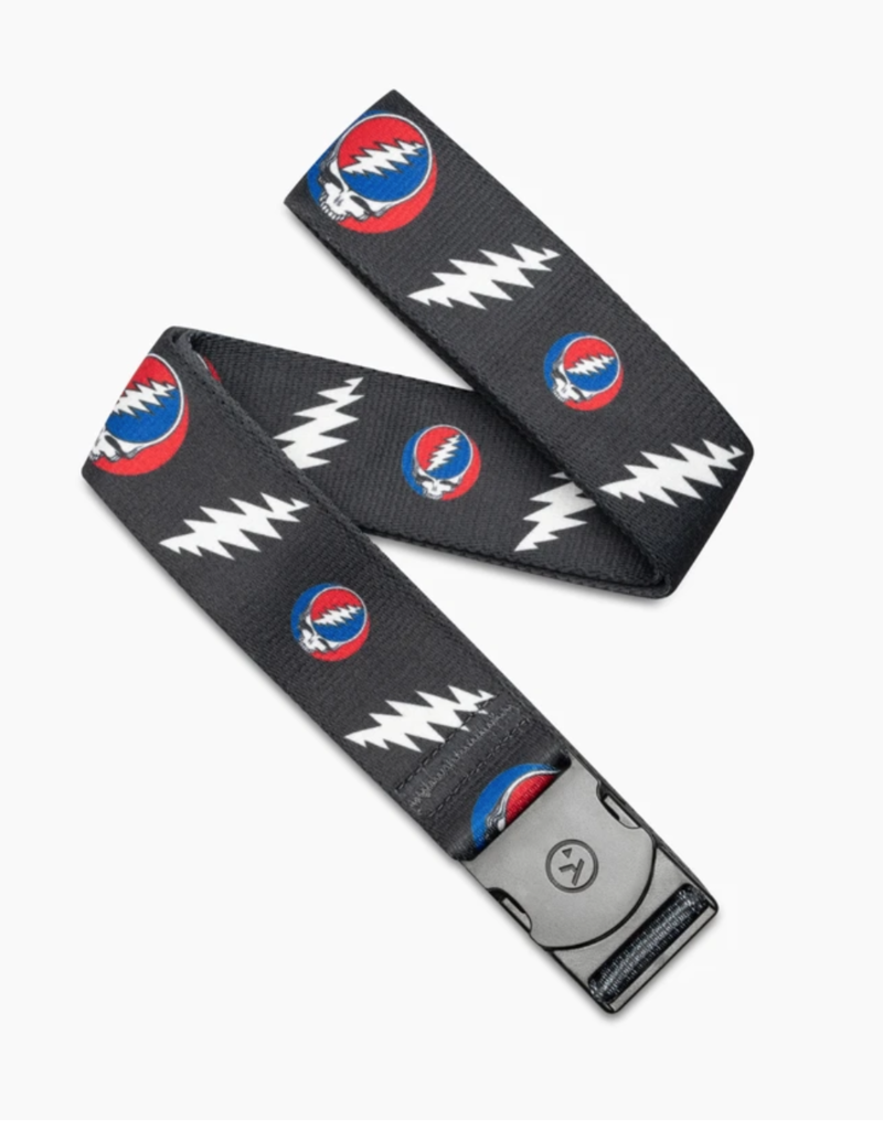 Arcade Belts Greatful Dead Steal Your Face/Charcoal