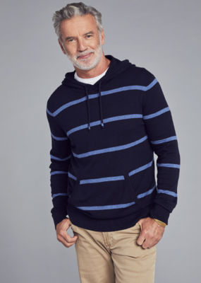 Faherty Striped Hoodie Sconset
