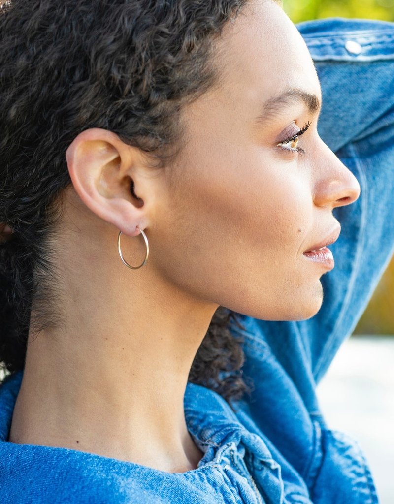 Kris Nations Featherweight Hoop Earrings 34mm