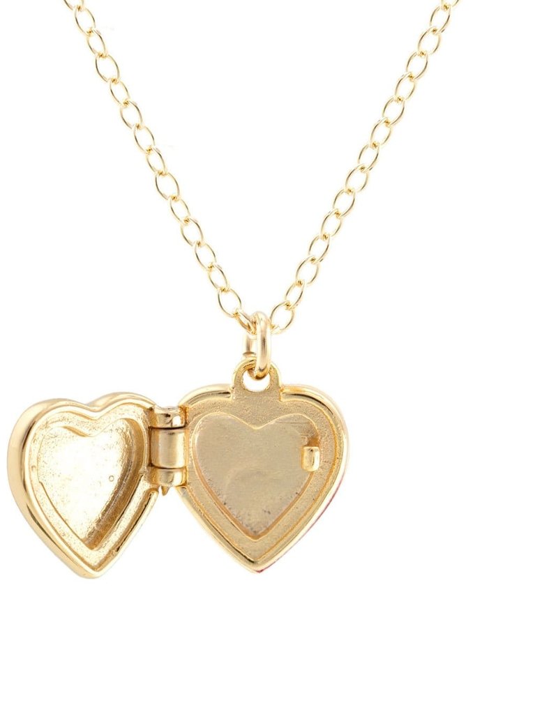 Kris Nations Heart Locket- 18K Gold Vermeil