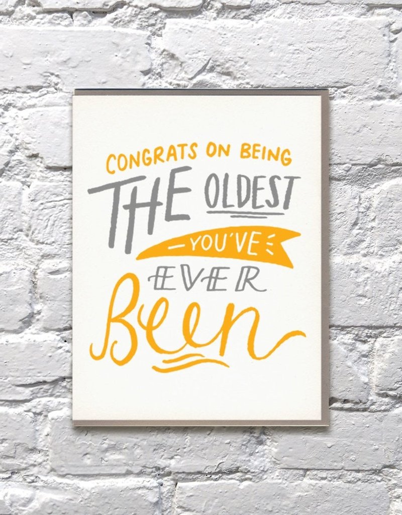 Bench Pressed Oldest Youve Ever Been Birthday Card