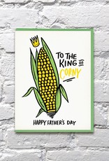Bench Pressed King Of Corny Fathers Day Card