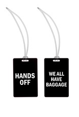 Hands Off Luggage Tags