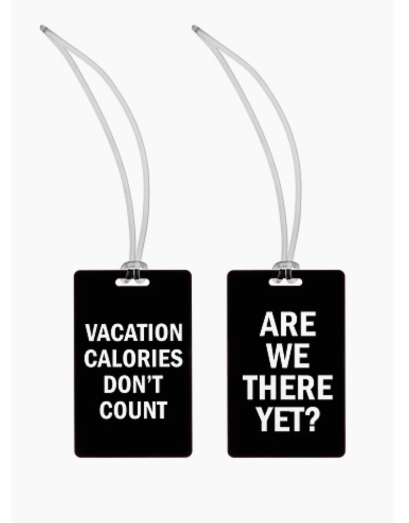 Vacation Calories Luggage Tags