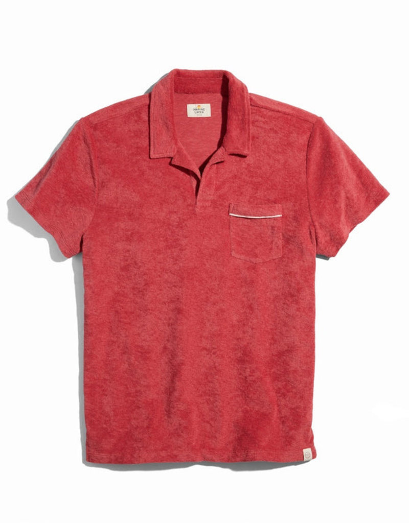 Marine Layer ML Terry Out Polo