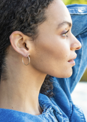 Kris Nations Featherweight Hoop Earrings-24mm