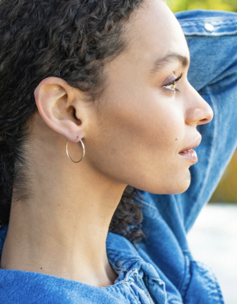 Kris Nations Featherweight Hoop Earrings-24mm