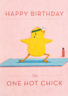 Good Paper Hot Chick Birthday Card