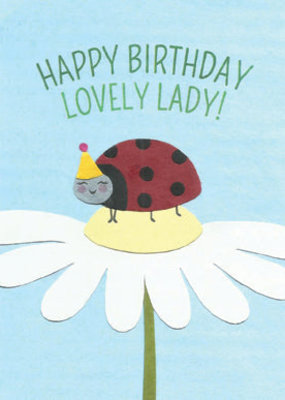 Ladybug Birthday Card