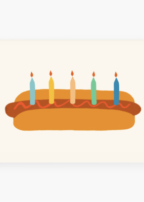 Happy Birthday- Hot Dog Cake