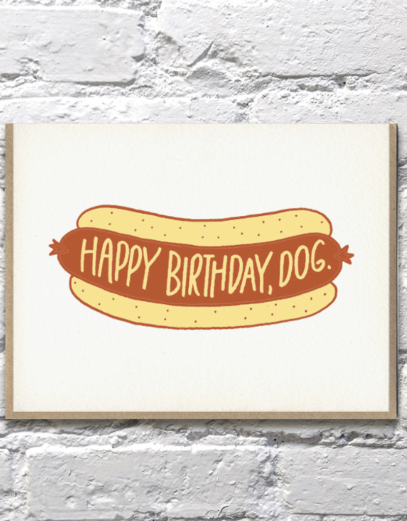 Bench Pressed Happy Birthday, Dog Card