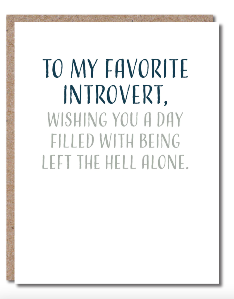 Modern Wit Favorite Introvert