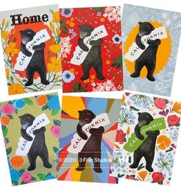 3 Fish Studios I Love You California Postcard Set