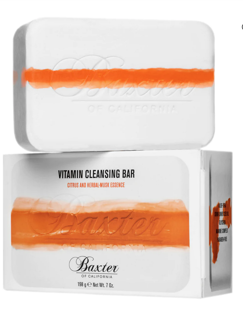 Baxter of California Vitamin Cleansing Bar Citrus and Herbal Musk