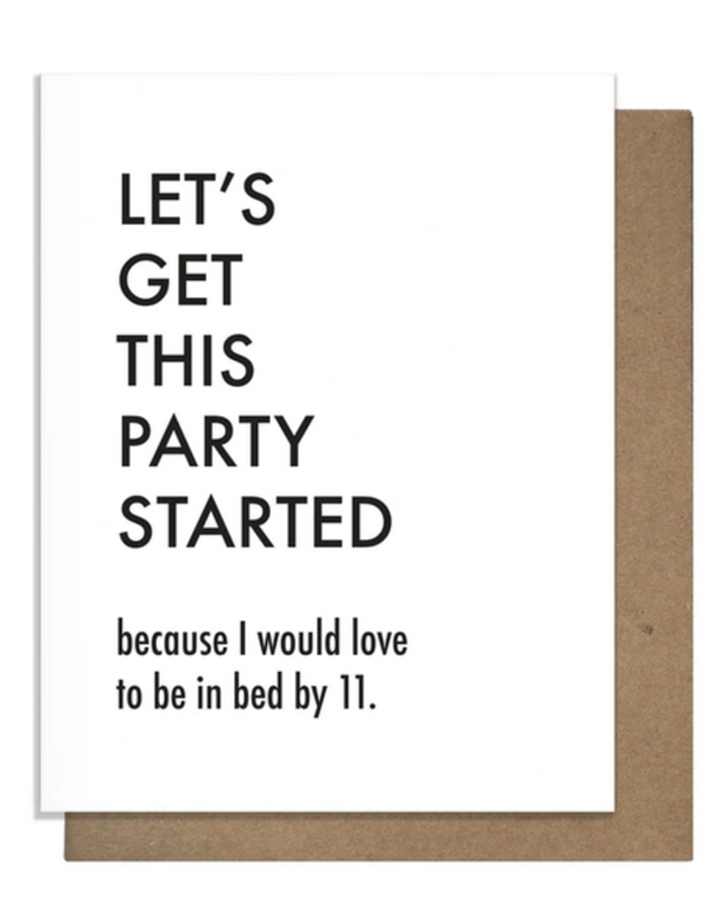 Let's Get This Party Started Card
