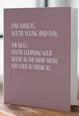 Modern Wit One Minute -  You're Cleaning