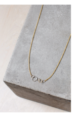 Colleen Mauer 5-Loop Mini Pebble Gold Chain Necklace