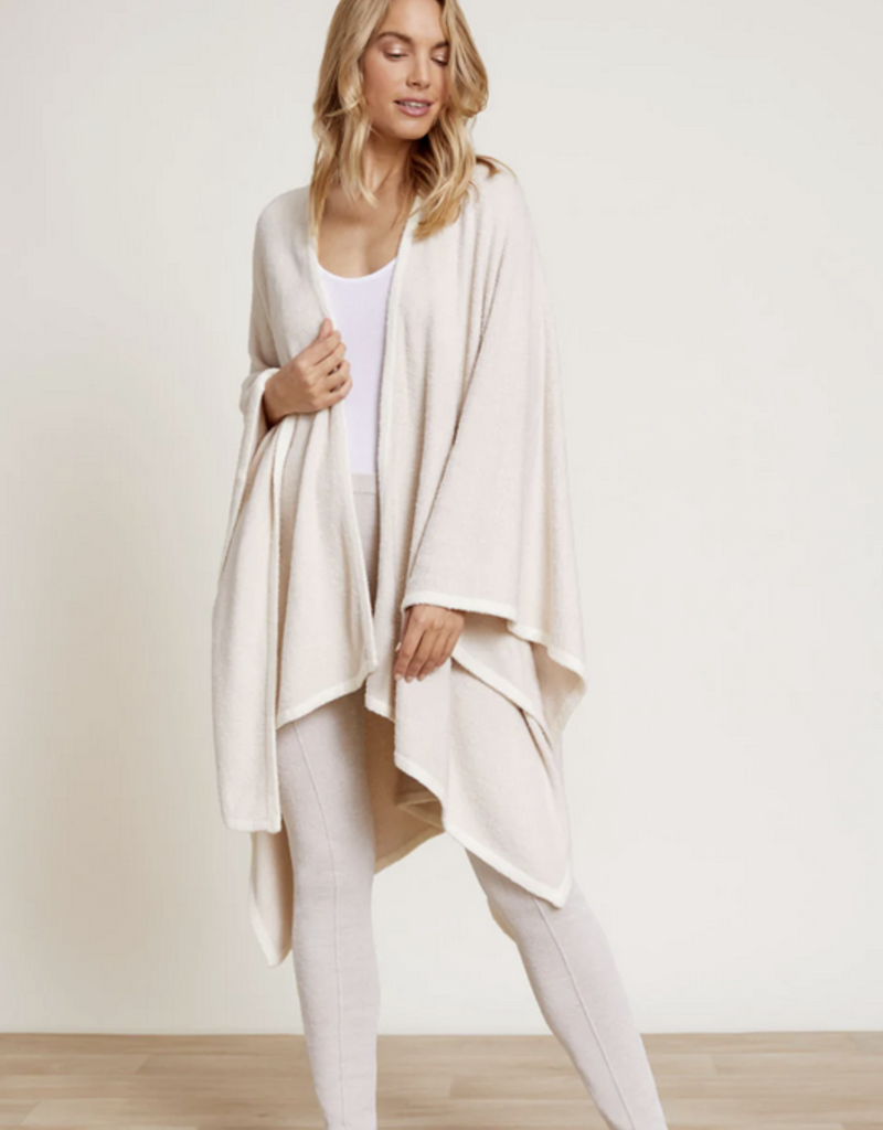 Barefoot Dreams Cozy Chic Lite Bordered Wrap
