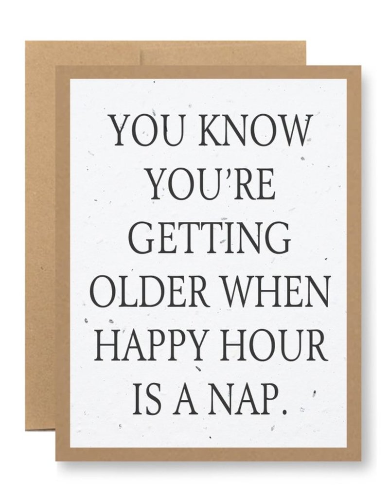 Seedy Cards Happy Hour Is A Nap