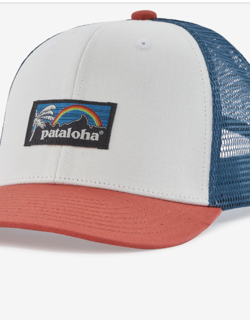 Patagonia Kid's Trucker Hat- Pataloha Lable: Birch White