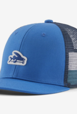 Patagonia K's Trucker Hat Flying Fish Bayou Blue