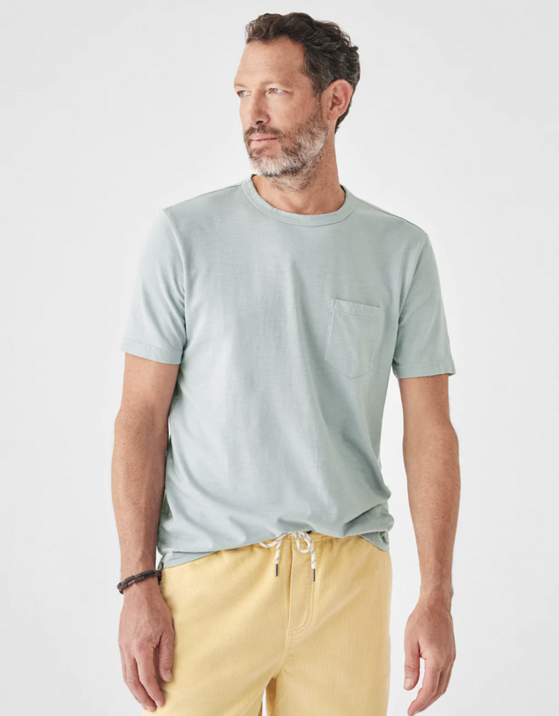 Faherty SS Sunwashed Pocket Tee