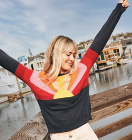 Marine Layer Sunset Icon Sweater