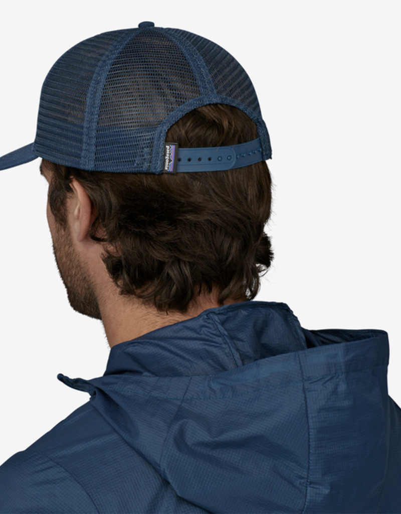 Patagonia Take A Stand Trucker Hat Bayou Badge: Tidepool Blue