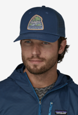 Patagonia Take A Stand Trucker Hat Bayou Badge: Tidepool Blue