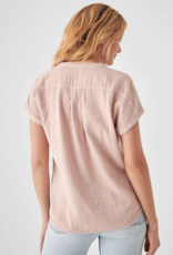 Faherty Dream Cotton Gauze Desmond Top