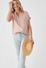 Faherty Dream Cotton Gauze Desmond Top