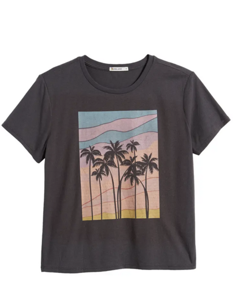 Marine Layer Graphic Triblend Crop Tee