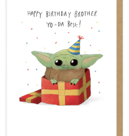 Ohh Deer Brother - Yo-Da Best! Birthday Greeting Card