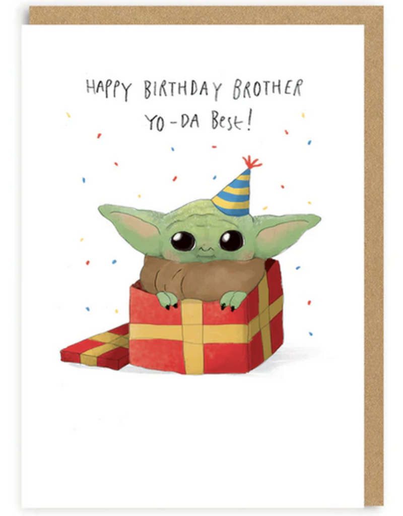 Ohh Deer Brother - Yo-Da Best! Birthday Greeting Card