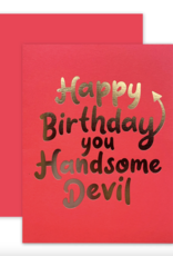 The Social Type Handsome Devil Birthday Card