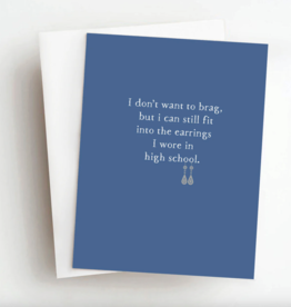 Skel & Co Earrings/High School Card