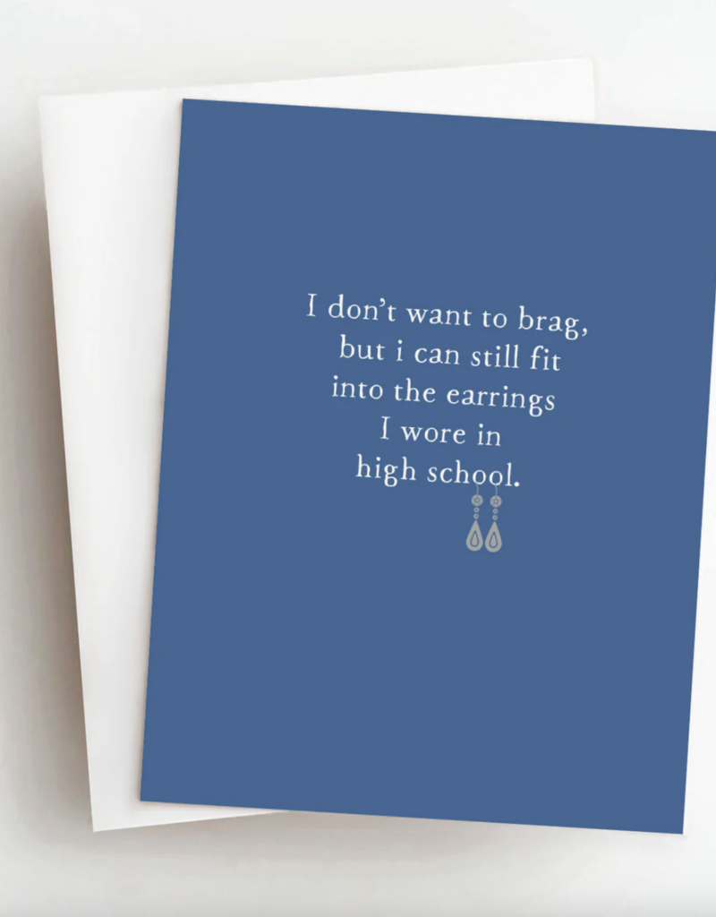 Skel & Co Earrings/High School Card