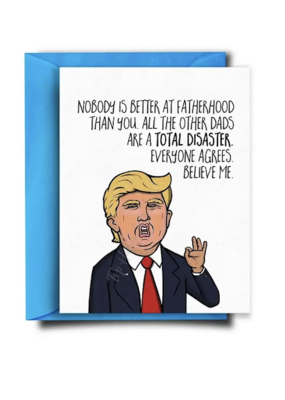 Trump Fatherhood Rant Card