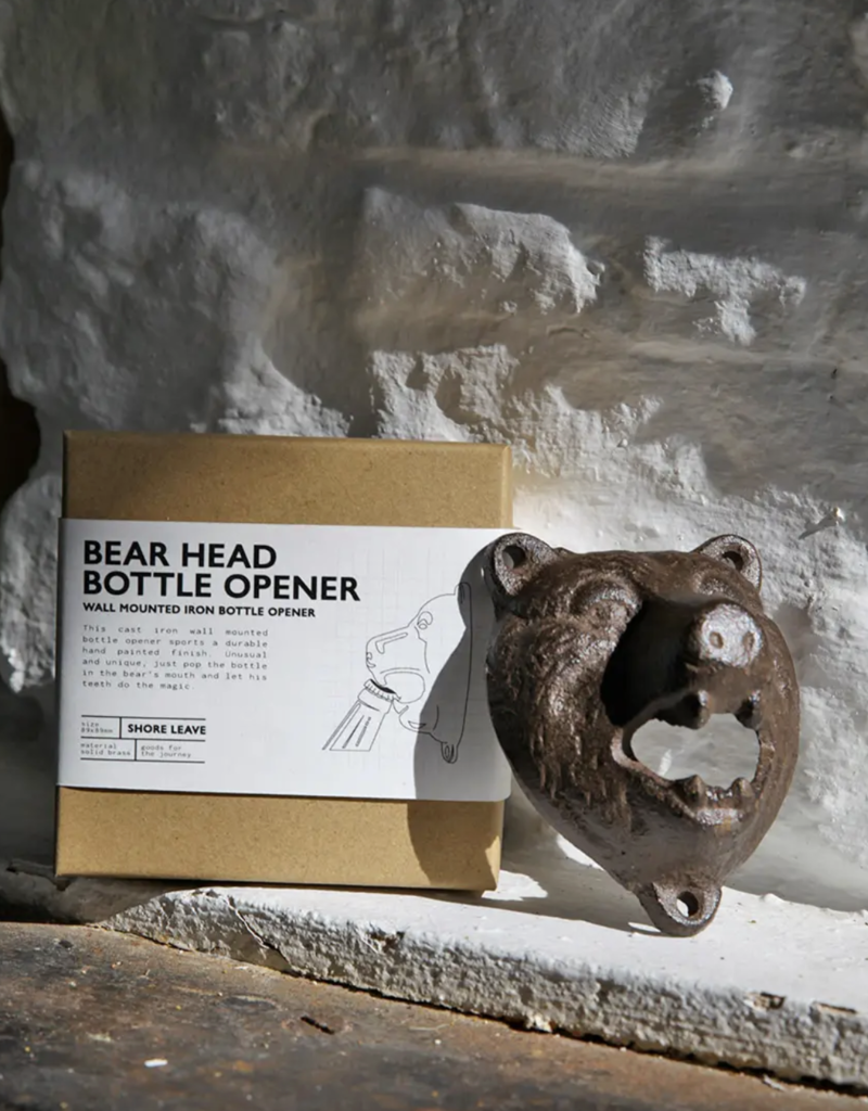 Shore Leave Bear Head Bottle Opener