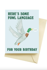 Seltzer Here's some Fowl Language Card