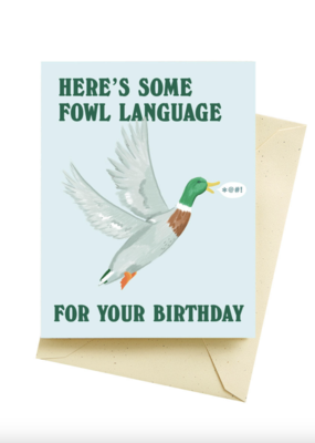 Seltzer Here's some Fowl Language Card