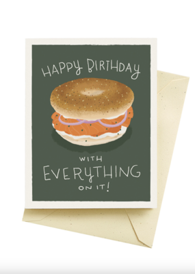 Seltzer Bagel Birthday Card