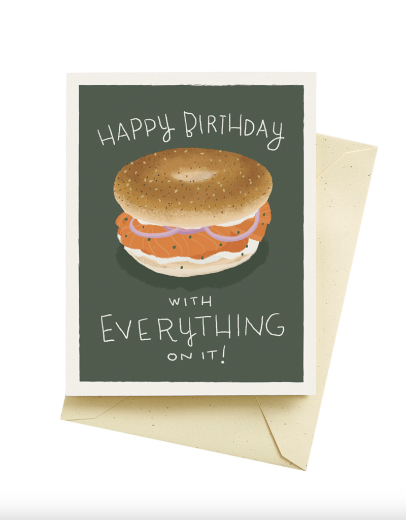 Seltzer Bagel Birthday Card