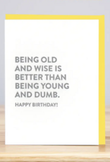 Huckleberry Letter Press Old And Wise
