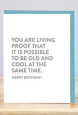 Huckleberry Letter Press Living Proof Birthday