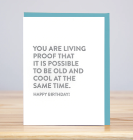 Huckleberry Letter Press Living Proof Birthday
