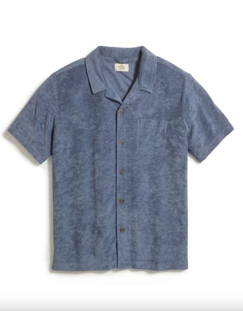Marine Layer SS Terry Out  Resort Shirt