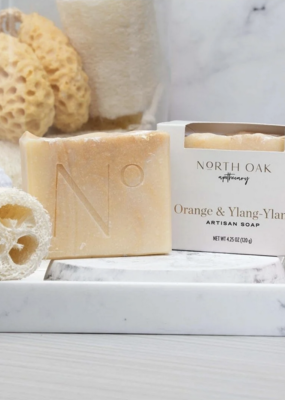 North Oak Apothecary Orange and Ylang Ylang Bar Soap