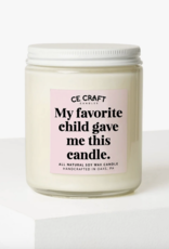 CE Craft My Favorite Child Candle