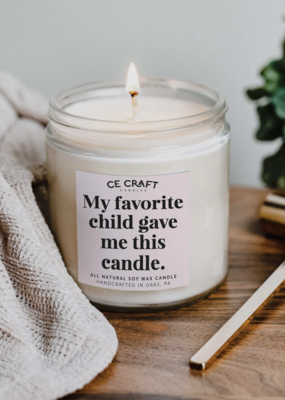 CE Craft My Favorite Child Candle